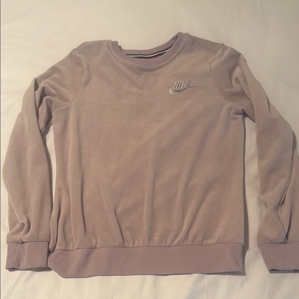 Nike velvet Taupe Crewneck Sweatshirt